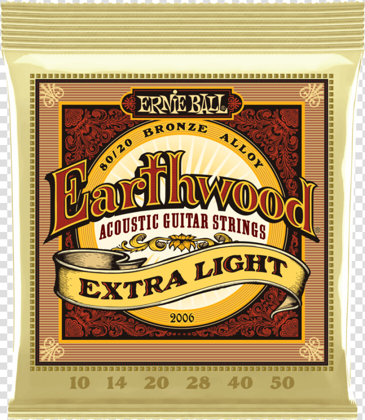 Earthwood Extra Light 80 20 Bronze Acoustic Guitar   Ernie Ball Acoustic Extra Light  HD Png DownloadTransparent PNG