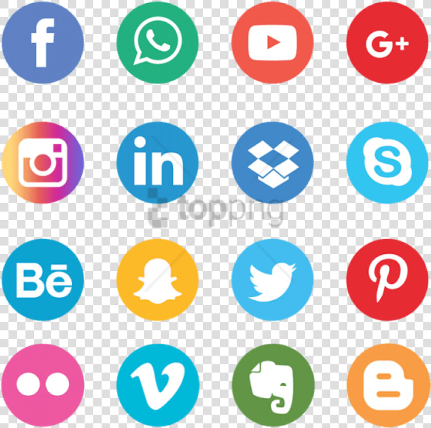 Free Png Social Media Logos No Background   Transparent Background Png Format Social Media Icons  Png DownloadTransparent PNG