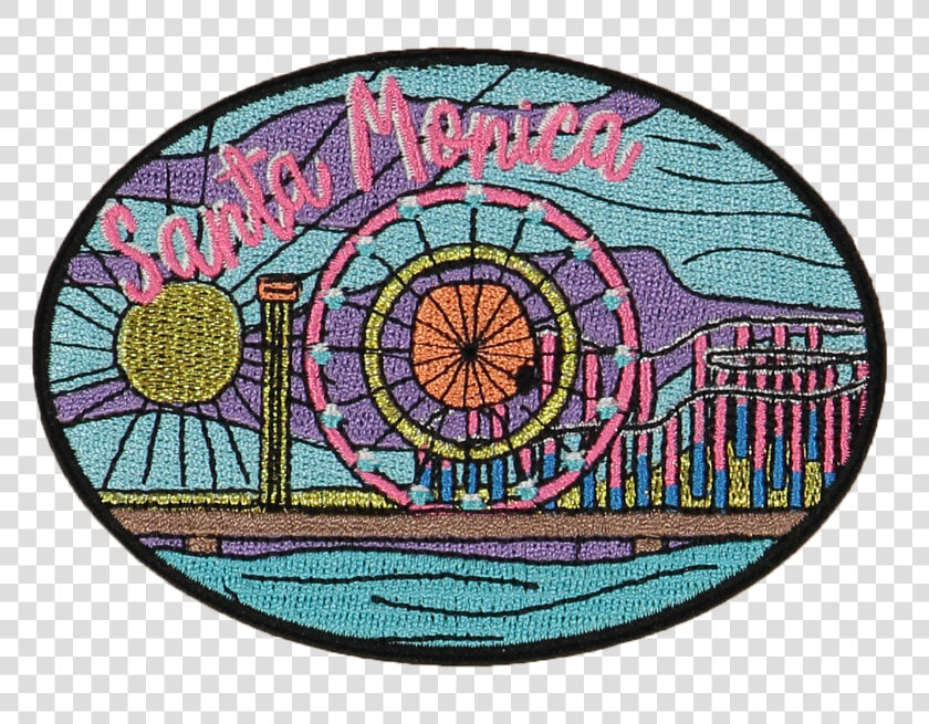 Santa Monica Sticker Patch  HD Png DownloadTransparent PNG