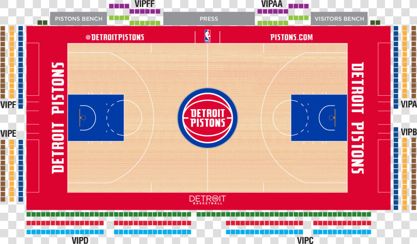 Pistons Seating Chart Little Caesars Arena  HD Png DownloadTransparent PNG