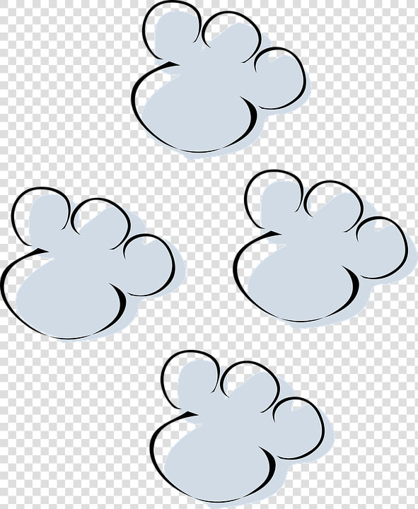 Footprints  Snow  Traces  Rabbit  Bunny  Winter  Cold   Snow Footprint Cartoon  HD Png DownloadTransparent PNG