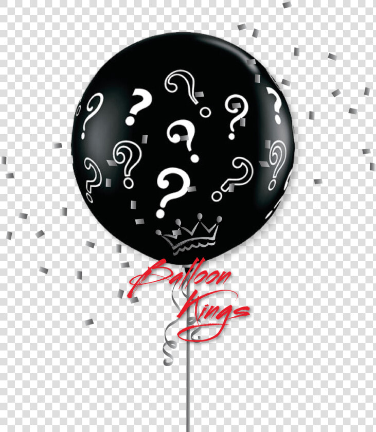 36in Latex Question Marks   Baby Balloon Reveal Qualatex  HD Png DownloadTransparent PNG