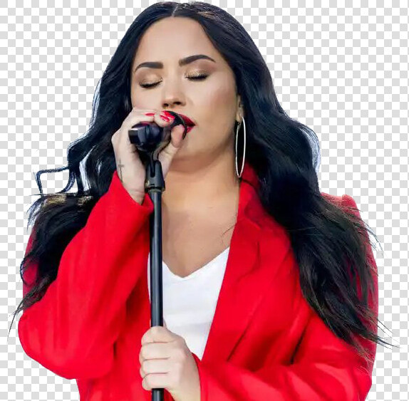 Demi Lovato Png Image   Demi Lovato Singing Png  Transparent PngTransparent PNG