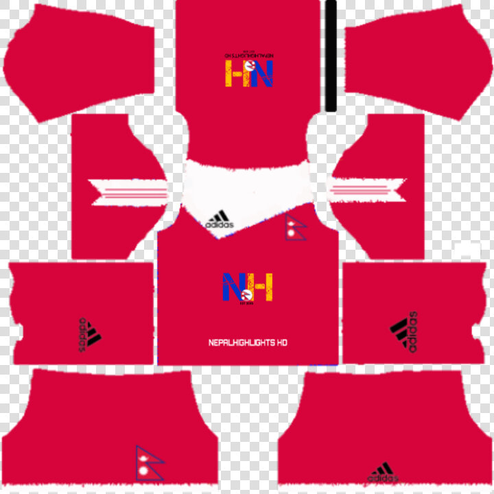 Nepal Kit For Dream League Soccer 2019  HD Png DownloadTransparent PNG