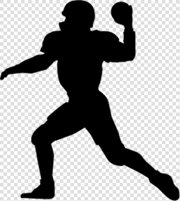 Black And White Quarterback  HD Png DownloadTransparent PNG