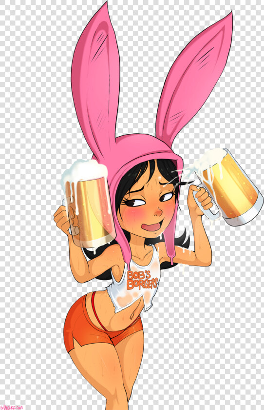 Transparent Louise Belcher Png   Louise Belcher Fan Art  Png DownloadTransparent PNG