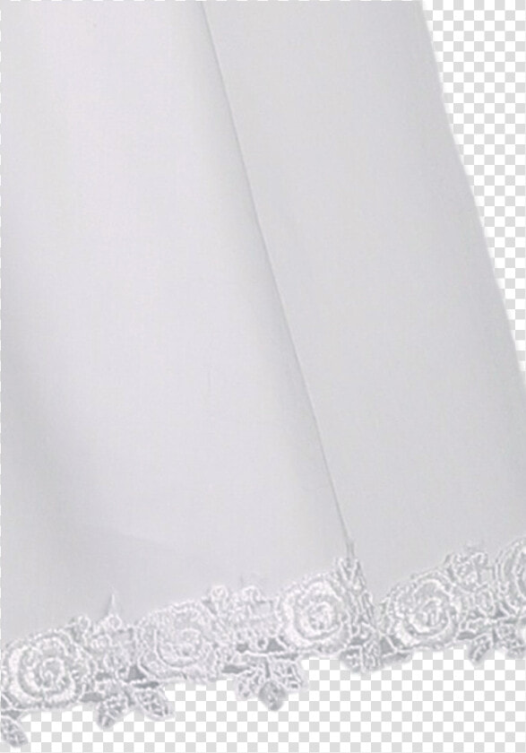 Lace Trim  amp  White Cotton Christening Gown W Smocked  HD Png DownloadTransparent PNG