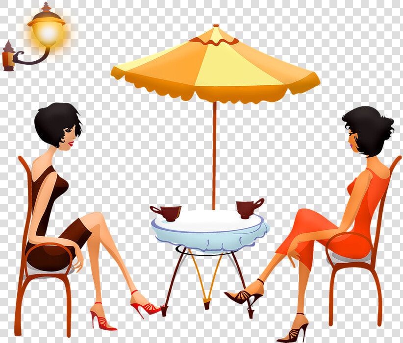 Women At Cafe  Woman Drinking Coffee  Women  Cup   Coffee Shop Clip Arts  HD Png DownloadTransparent PNG