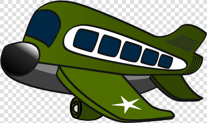 Avión  Gracioso  Verde  Pasajeros  Plano  Chorro   Military Plane Clipart  HD Png DownloadTransparent PNG