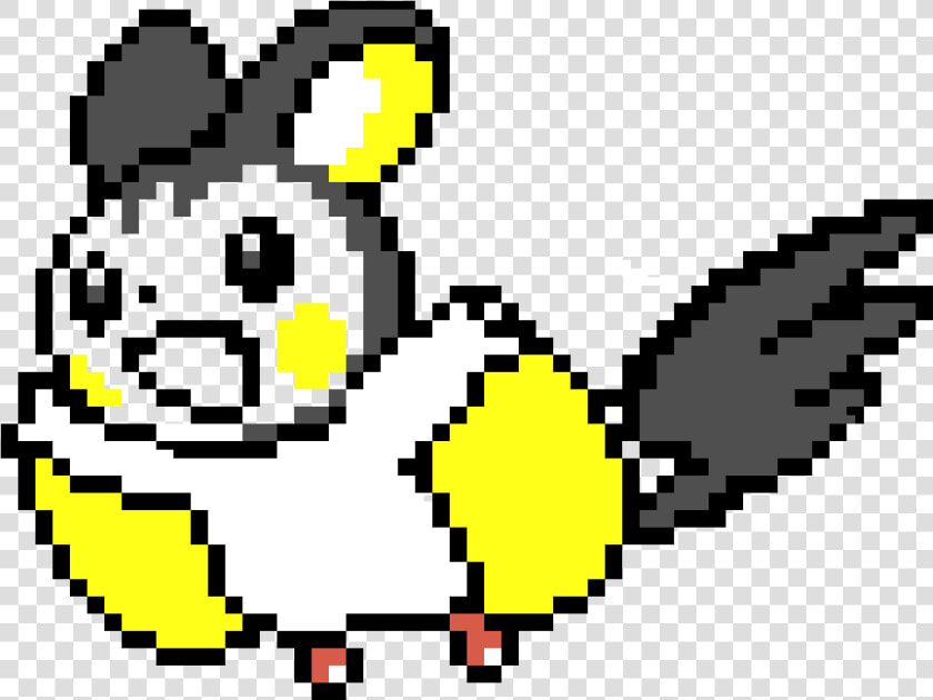 Pixel Art Pokemon Emolga  HD Png DownloadTransparent PNG