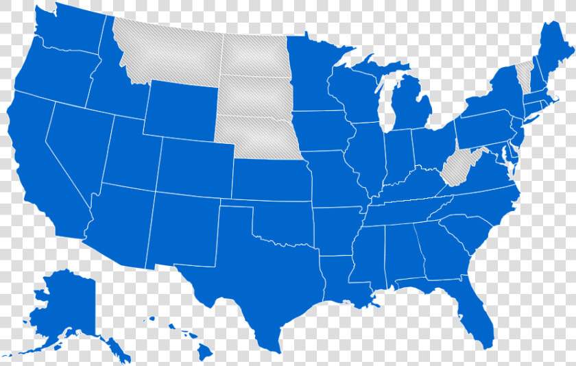 State Connections Map   Us Map Transparent Background  HD Png DownloadTransparent PNG