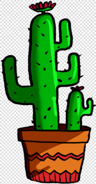 Cactus Green Plant Png   Cartoon Cactus Transparent Background  Png DownloadTransparent PNG