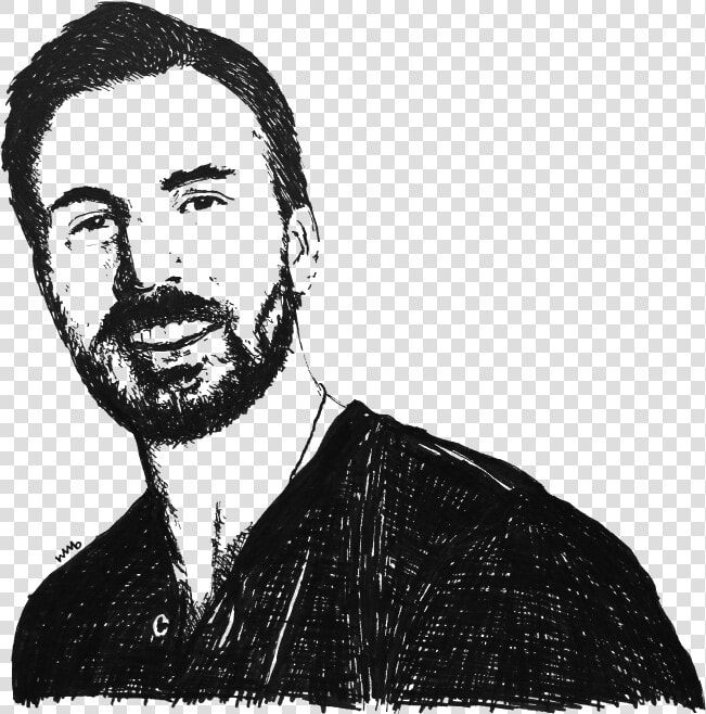 Chris Evans   Png Download   Chris Evans Art Beard  Transparent PngTransparent PNG