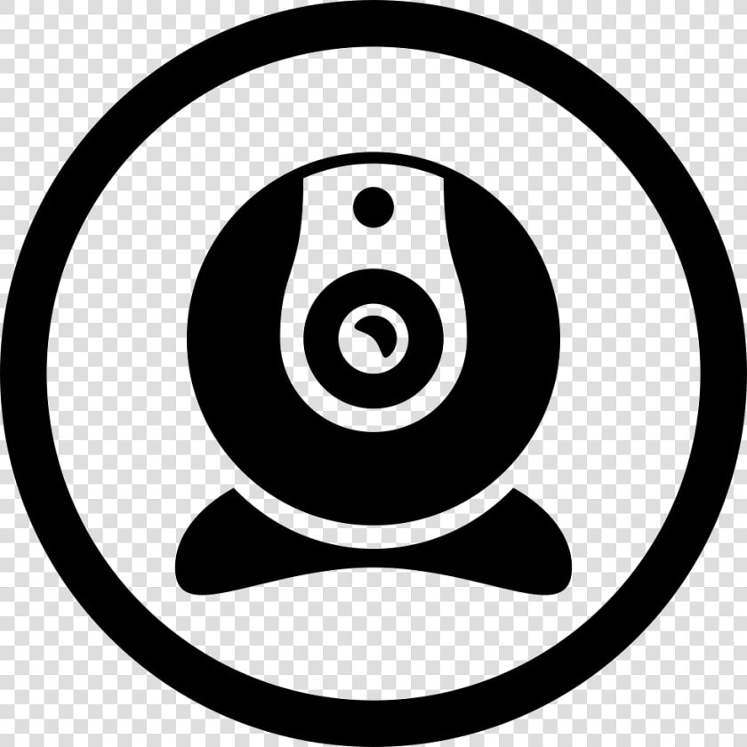 Webcam Tool Interface Symbol In Circular Outline Comments  HD Png DownloadTransparent PNG