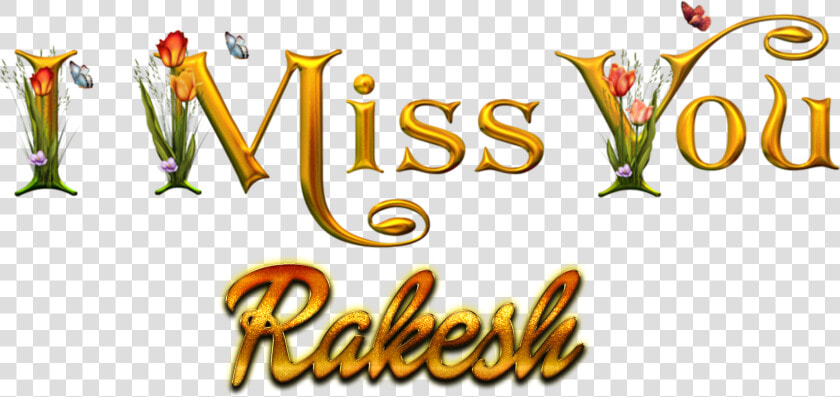 Rakesh Missing You Name Png   Raman Name  Transparent PngTransparent PNG