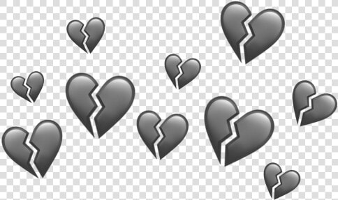  heart  black  blackheart  love  cool  edit  fanpage   Heart In Head Edit  HD Png DownloadTransparent PNG