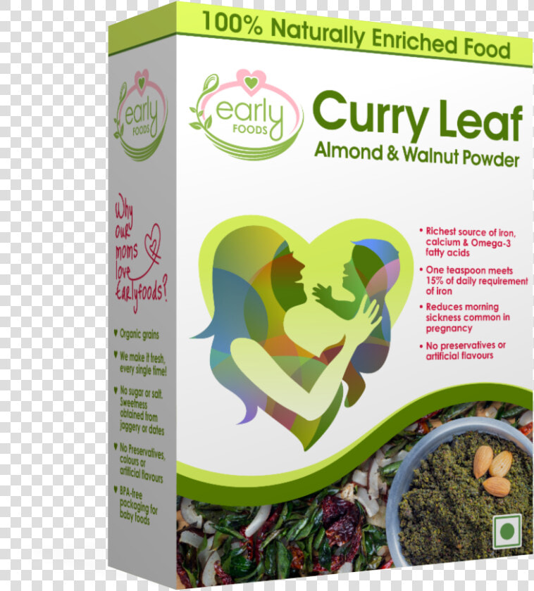 Prenatal Nutrition Curry Leaf Almond And Walnut Powder   Food  HD Png DownloadTransparent PNG