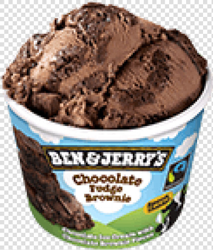 Ben  amp  Jerry S Choc Fudge Brownie 100ml   Brownie Chocolate Ice Cream  HD Png DownloadTransparent PNG