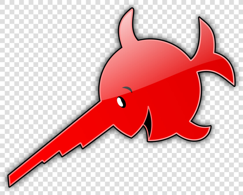 Red Swordfish Vector Clipart Image   Laughing Swordfish Das Boot Swordfish  HD Png DownloadTransparent PNG