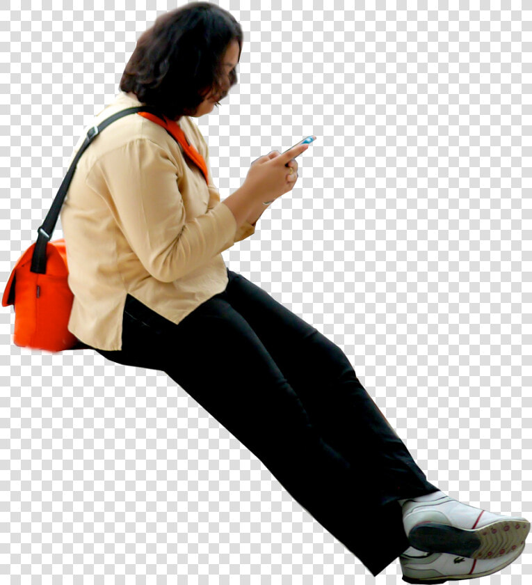 Transparent Woman Sitting Png   People Sitting Side View  Png DownloadTransparent PNG