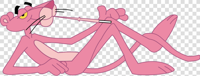 Pink Panther   Svg   Cigarette Pink Panther Smoking  HD Png DownloadTransparent PNG