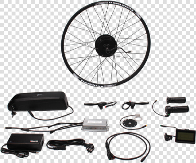 Jb 92q 350w Electric Bike Wheel Hub Motor Conversion   Electric Bicycle  HD Png DownloadTransparent PNG