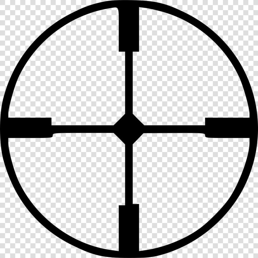 Circle Cross Gun Hunting Sight Sniper Target  HD Png DownloadTransparent PNG