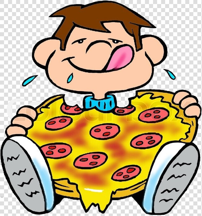 Transparent Pizza Pictures Clip Art   Eating Pizza Clipart  HD Png DownloadTransparent PNG