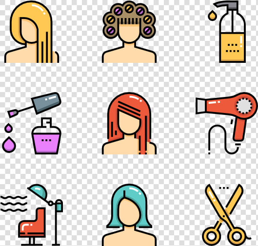 Hairdressing   Hair Salon Color Icon  HD Png DownloadTransparent PNG