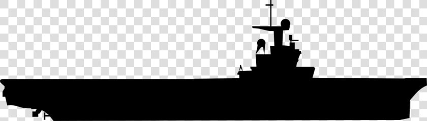 Aircraft Carrier Silhouette Clip Art  HD Png DownloadTransparent PNG