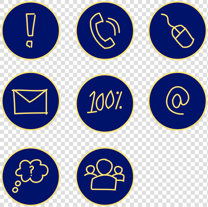 Business Icons  Hand Drawn Icons  Blue Icons   Sales Badges  HD Png DownloadTransparent PNG