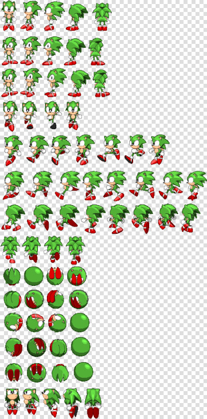  sonic Sprites By Ssntails    Sonic Exe Sprite Sheet  HD Png DownloadTransparent PNG