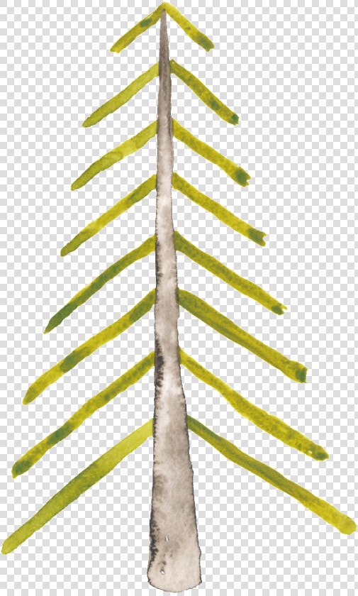 Arbol De Navidad De Png Transparente Amarillo Pintado   Pond Pine  Png DownloadTransparent PNG