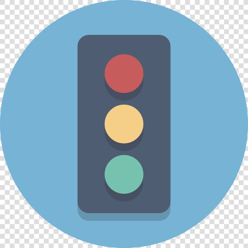 Circle Icons Traffic   Traffic Lights Flat Icon  HD Png DownloadTransparent PNG