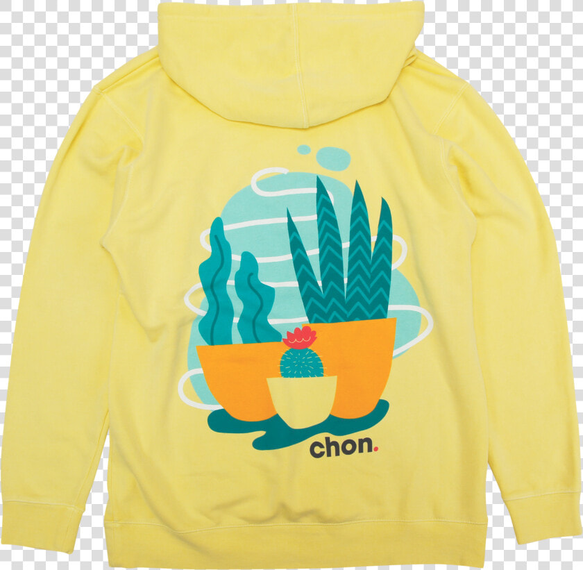 Succulents Pigment Lemon Pullover  HD Png DownloadTransparent PNG