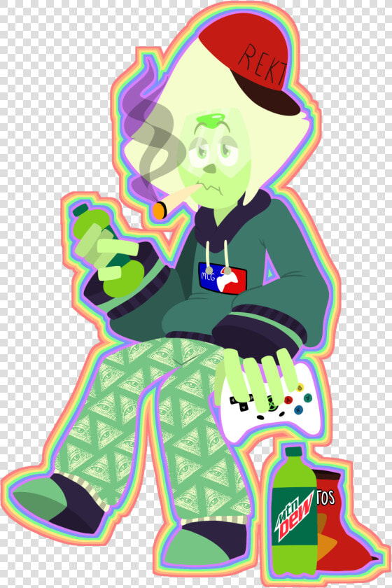 Art Fictional Character   Steven Universe Smoking Weed  HD Png DownloadTransparent PNG