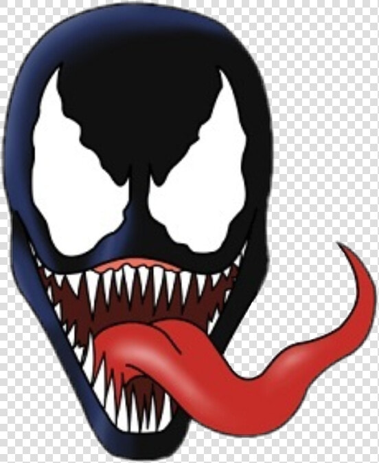  venom  superheroes  marvel   Easy Cartoon Venom Drawing  HD Png DownloadTransparent PNG