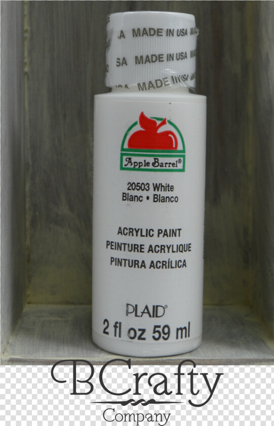 2oz White Craft Paint Apple Barrel   Apple Barrel White Paint  HD Png DownloadTransparent PNG