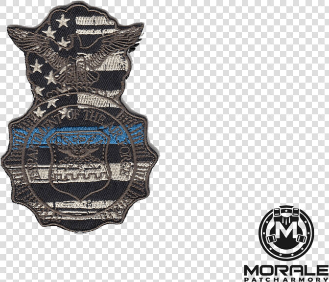 Usaf Security Forces Thin Blue Line Badge Grey   United States Air Force Security Forces  HD Png DownloadTransparent PNG