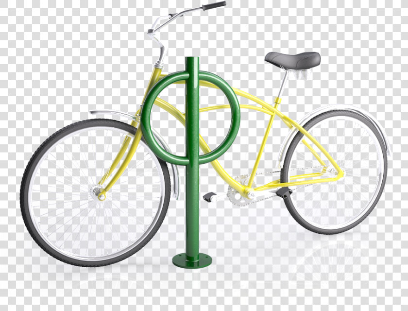 Lyra Bike Rack Image   Hybrid Bicycle  HD Png DownloadTransparent PNG