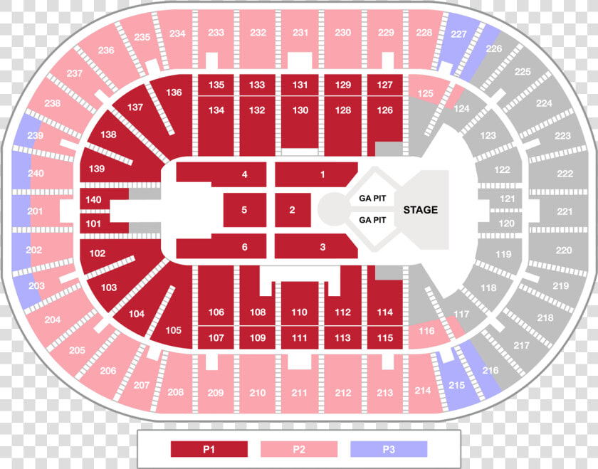 Seat Number Gila River Arena Seating Chart  HD Png DownloadTransparent PNG