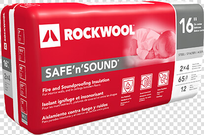 Rockwool Safe N Sound   Rockwool Insulation R30  HD Png DownloadTransparent PNG