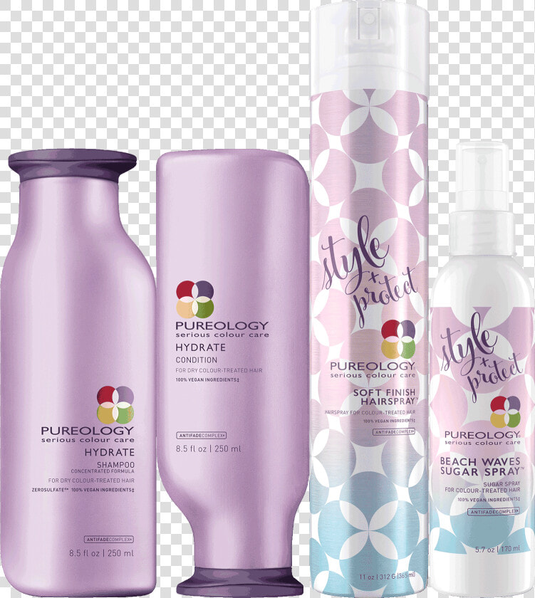 Pureology Beach Waves For Days Styling Product Set   Pureology Hydrate Sheer Shampoo  HD Png DownloadTransparent PNG