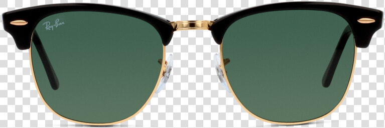 Rb3016 Clubmaster W0365 Black green   Ray Ban Clubmaster  HD Png DownloadTransparent PNG