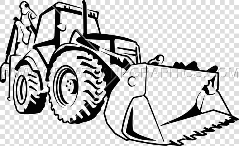 Tractor Bulldozer Drawing   Bulldozer Clipart Black And White  HD Png DownloadTransparent PNG