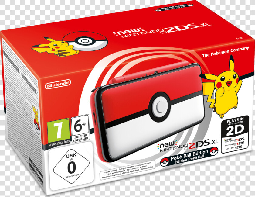 Nintendo 2ds Xl Pokéball  HD Png DownloadTransparent PNG