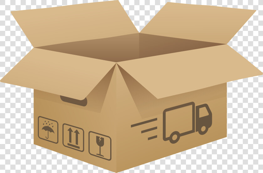 Transparent Open Hand Clipart   Cardboard Box Clip Art  HD Png DownloadTransparent PNG