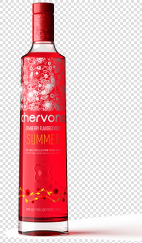 Chervona Summer Cranberry Infused Vodka   Cranberry Vodka Bottle  HD Png DownloadTransparent PNG