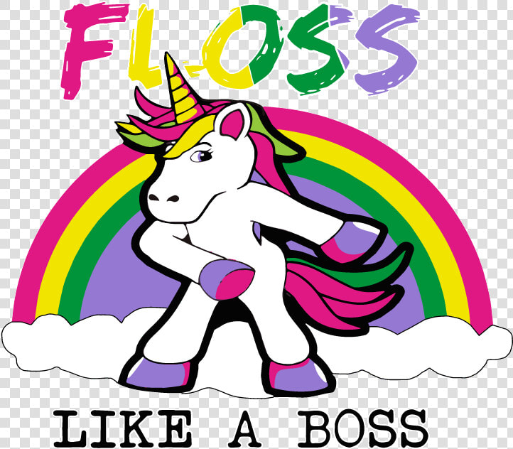 Unicorn Floss Like A Boss  HD Png DownloadTransparent PNG