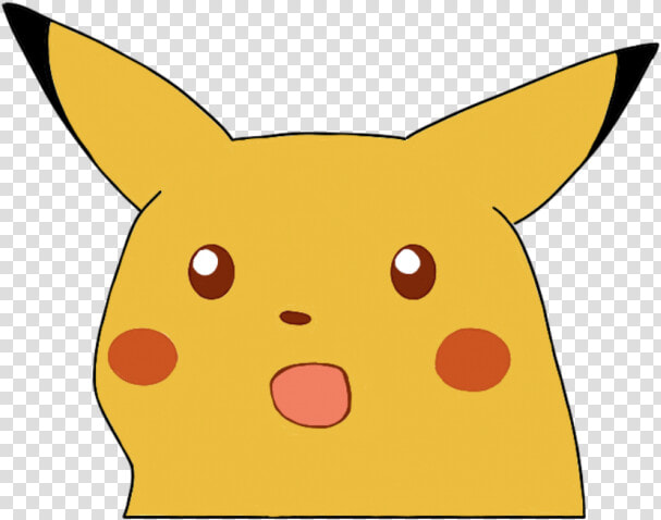 Surprised Pikachu Meme  HD Png DownloadTransparent PNG